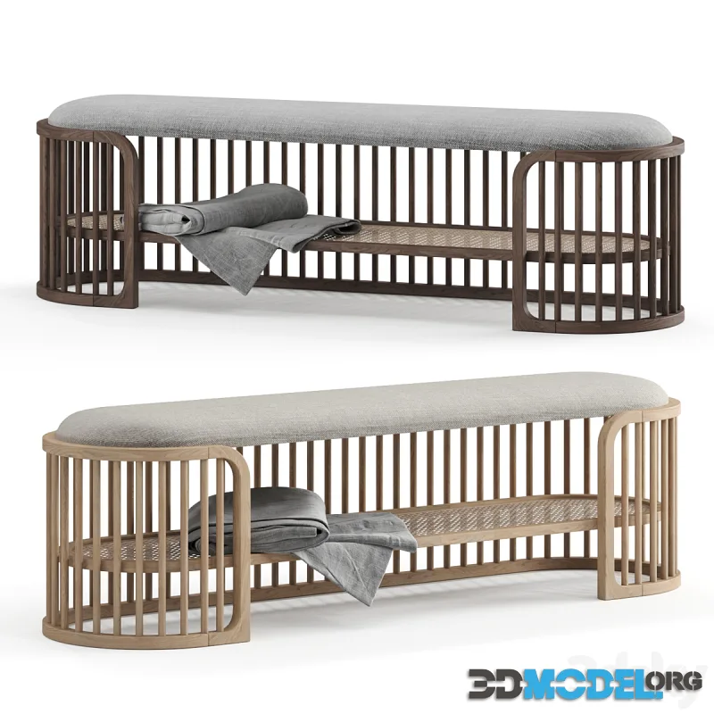 Pianca Palu Rattan Bench