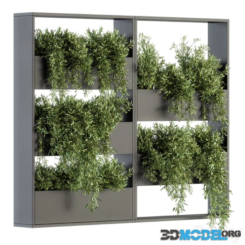 Plant Box on Wall 07