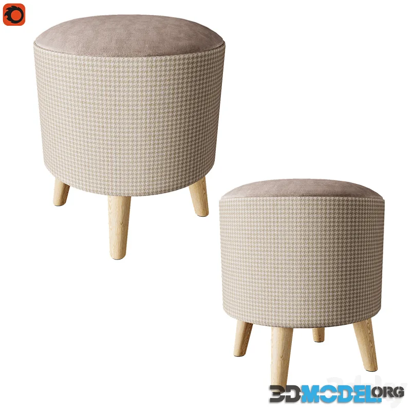 Pouf Plidi Beige
