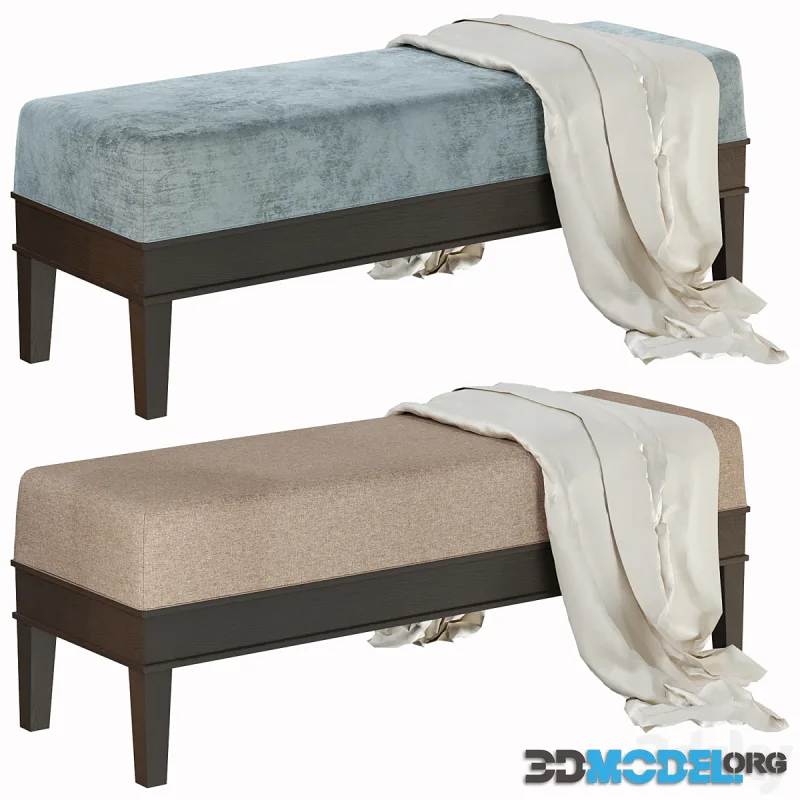 Pouffe DUBLIN in two colors