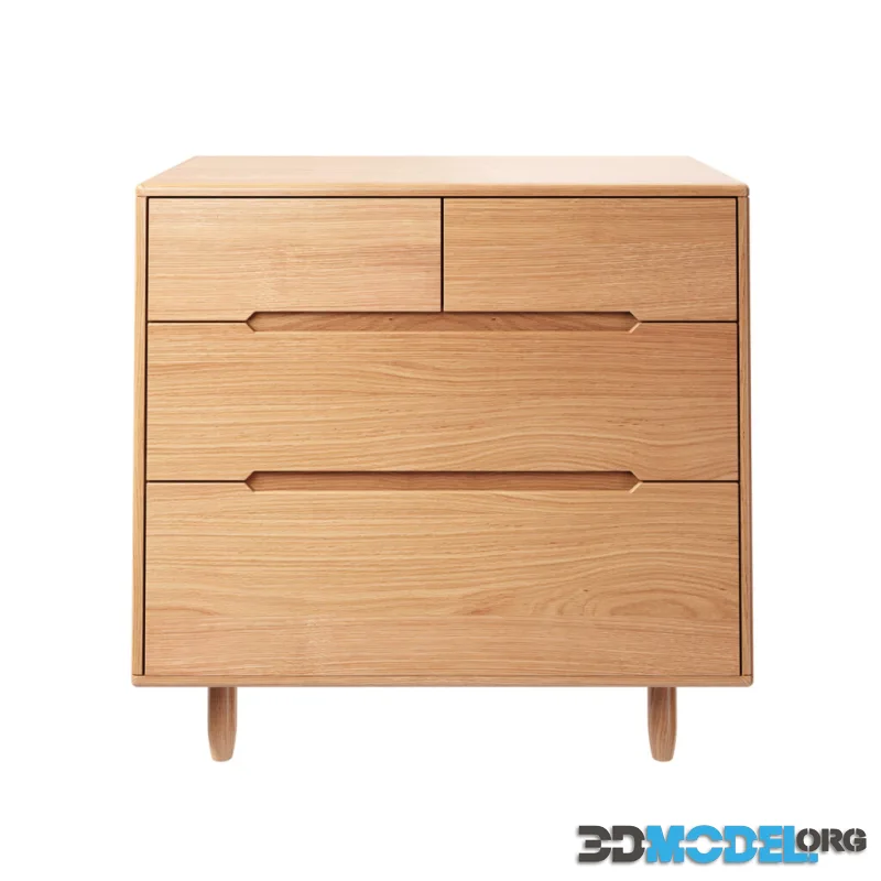 Pure Oak Wood Dresser by Nobodinoz