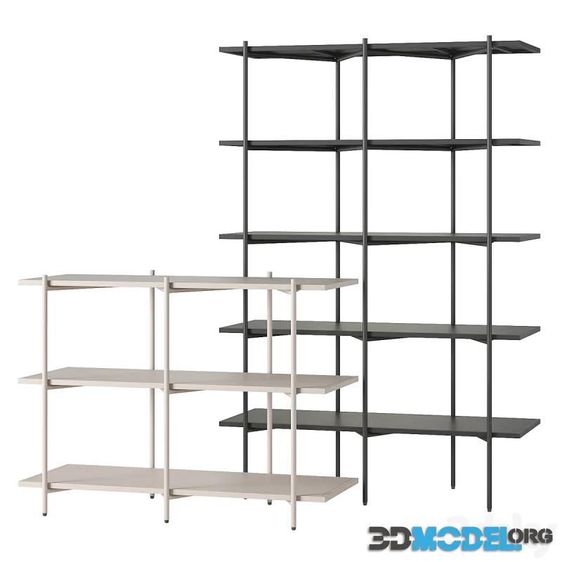 RJ living cross shelving