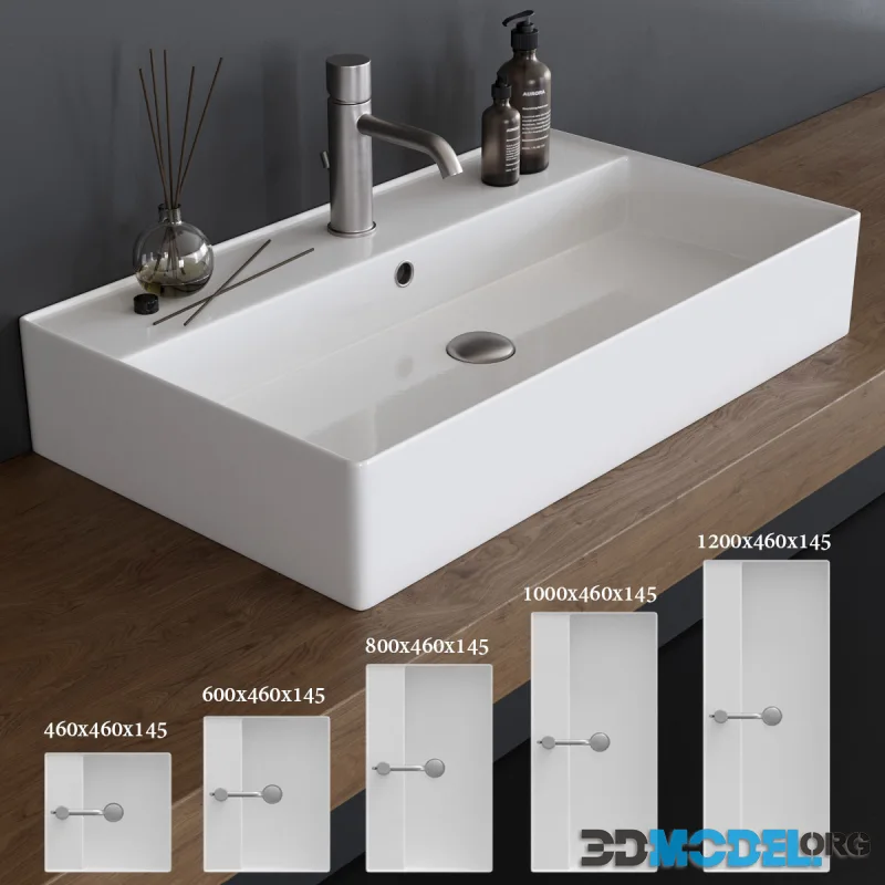 Scarabeo Ceramiche Teorema 2.0 washbasin