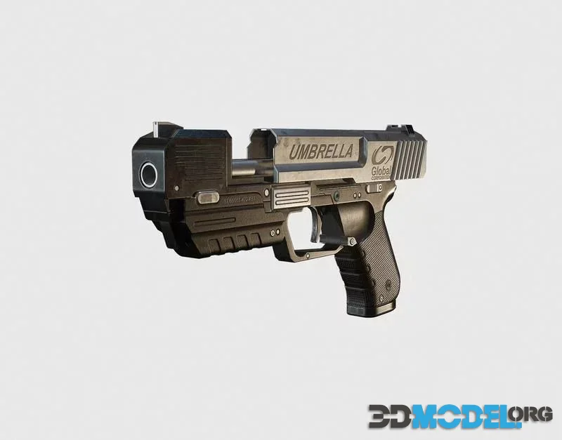 Sci fi pistol Umbrella (PBR)