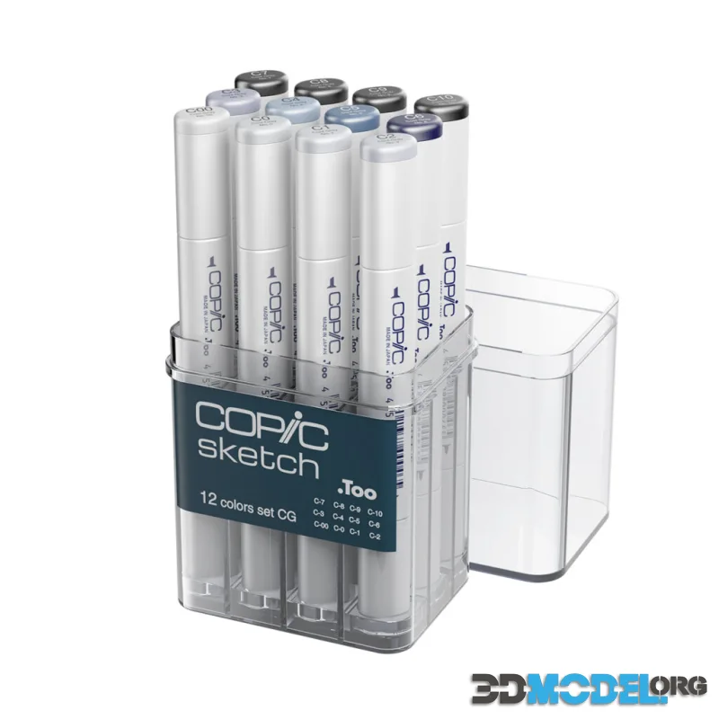 Sketch Cool Gray 12PC Set Markers by Copic