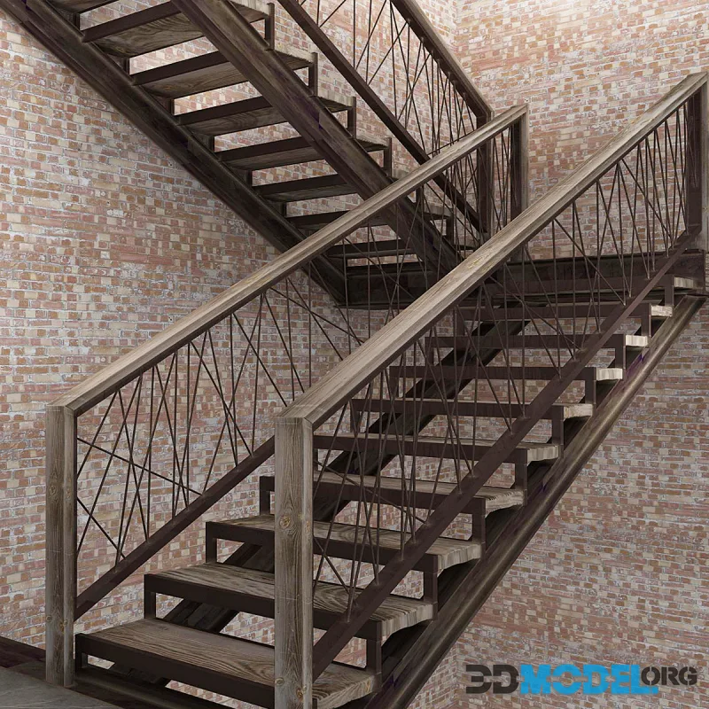 Staircase in loft