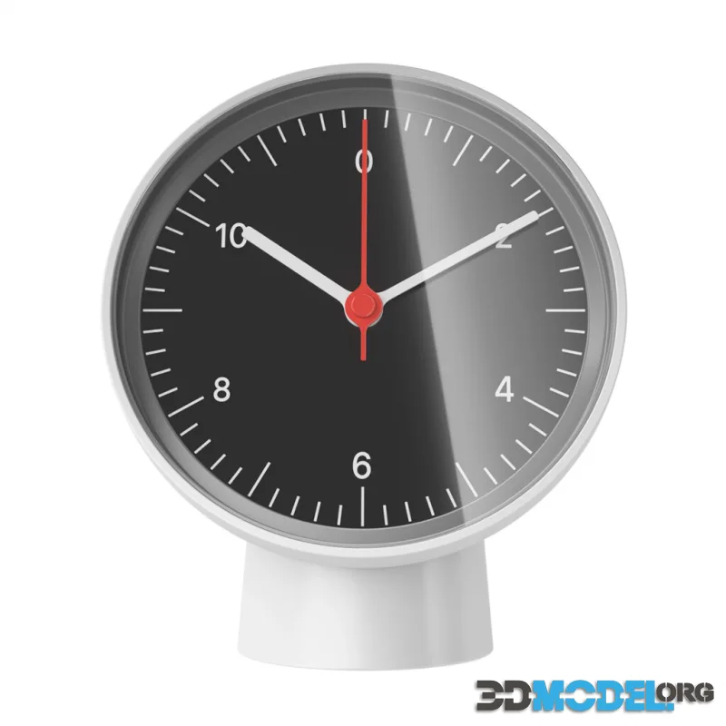 Table Clock Black by Hay