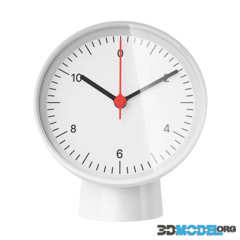 Table Clock White by Hay