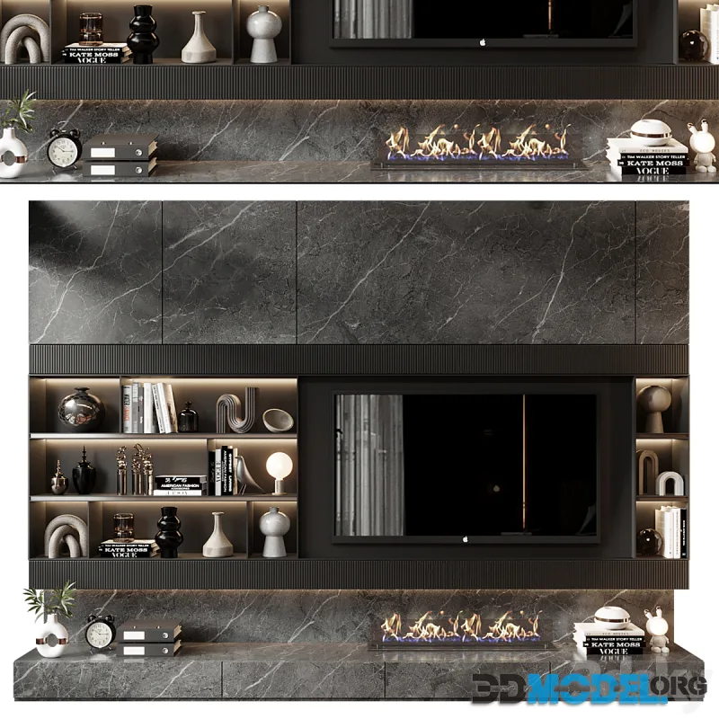 TV shelf 0688