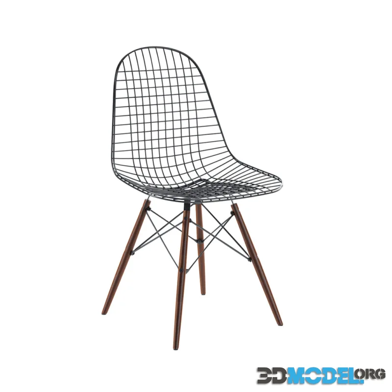 Wire Chair DKW by Vitra