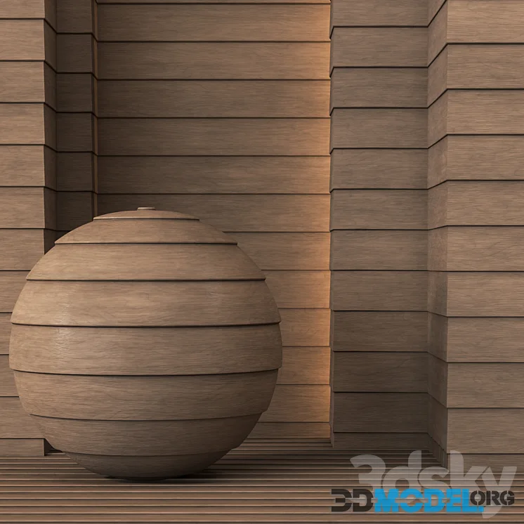 Wooden Facade Texture 4K ( 2 Color )