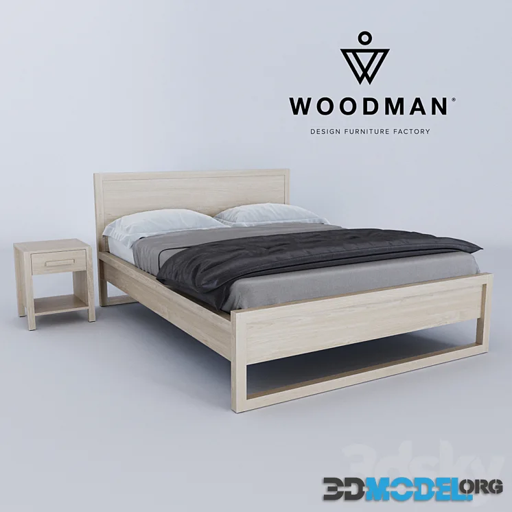 Woodman – Bed & Bedsides