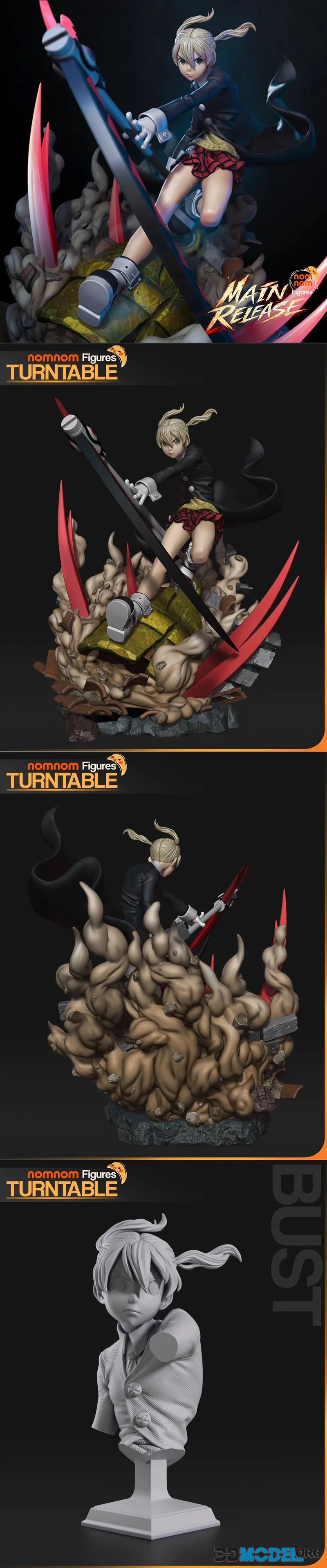 Nomnom Figures - Maka - Soul Eater – Printable