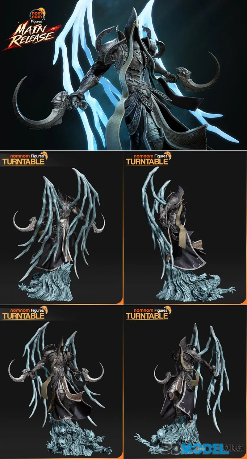 Nomnom Figures - Malthael - Diablo 3 Reaper of Souls – Printable