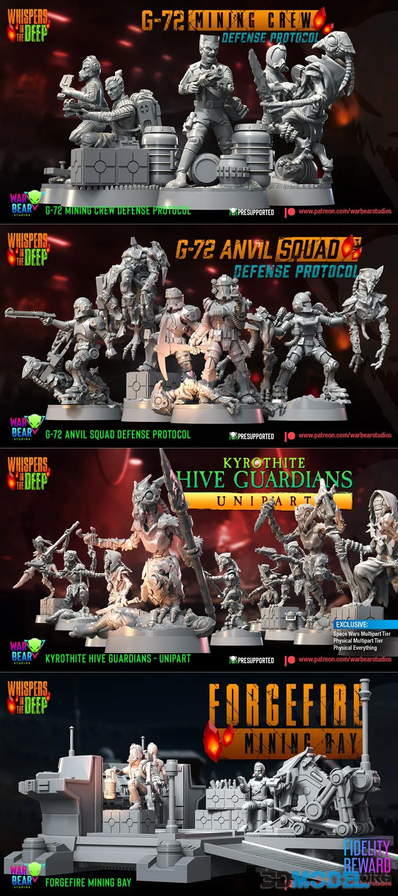 War Bear Studios October 2025 – Printable