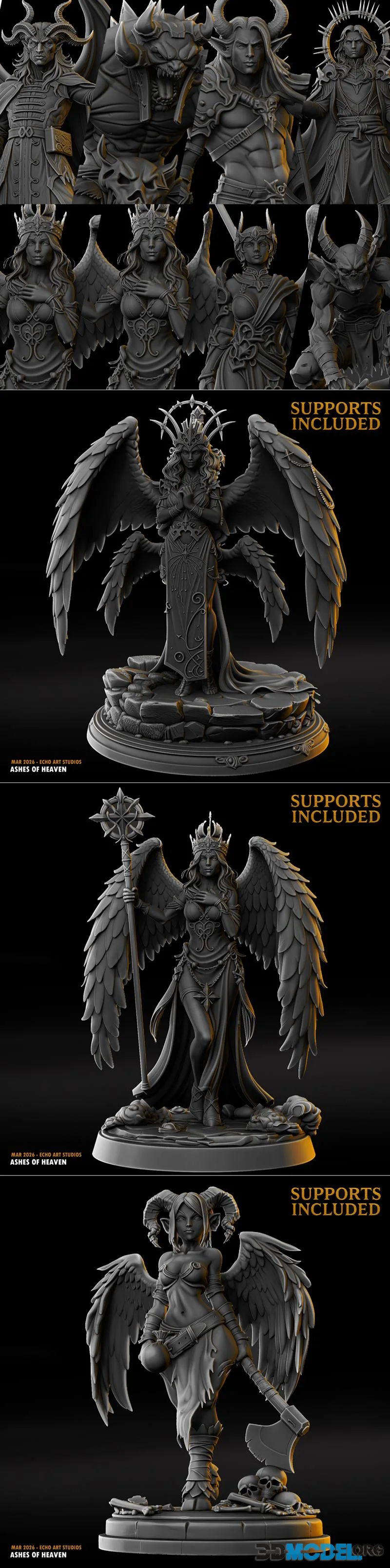 Echo Art Studios - Kit Ashes Of Heaven March 2026 – Printable