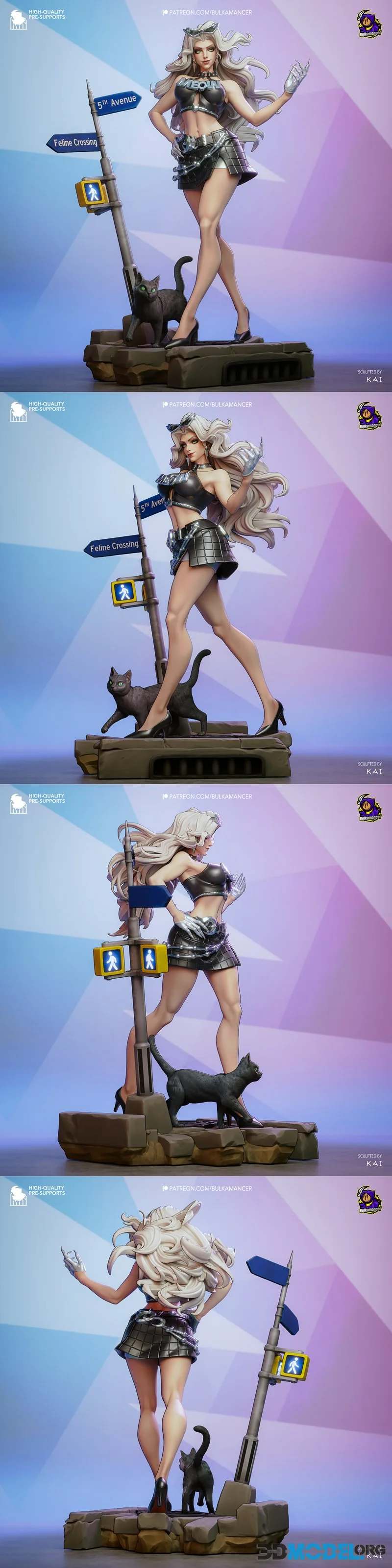 Bulkamancer Sculpts - Black Cat – Printable