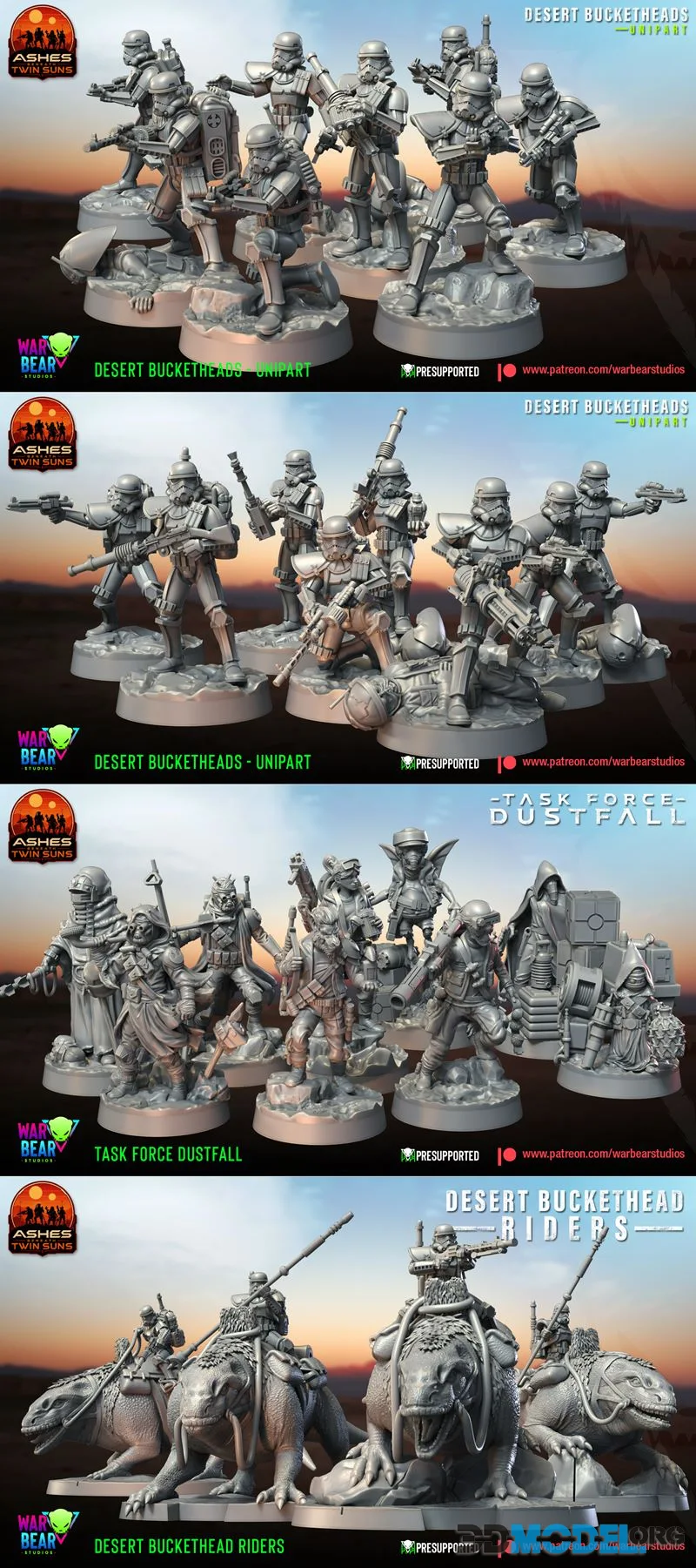 War Bear Studios May 2026 – Printable