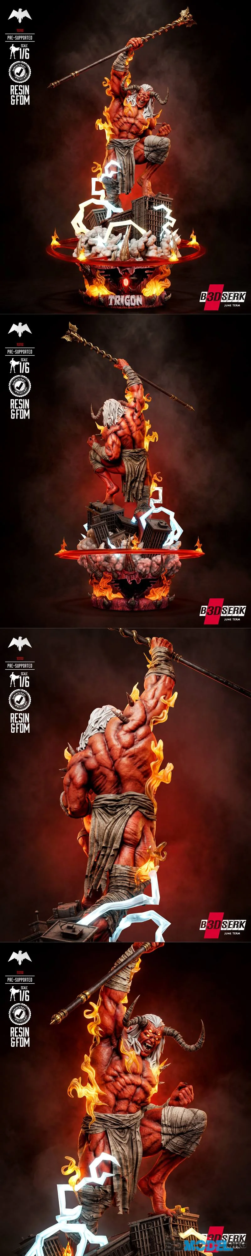 B3DSERK - Trigon Sculpture – Printable