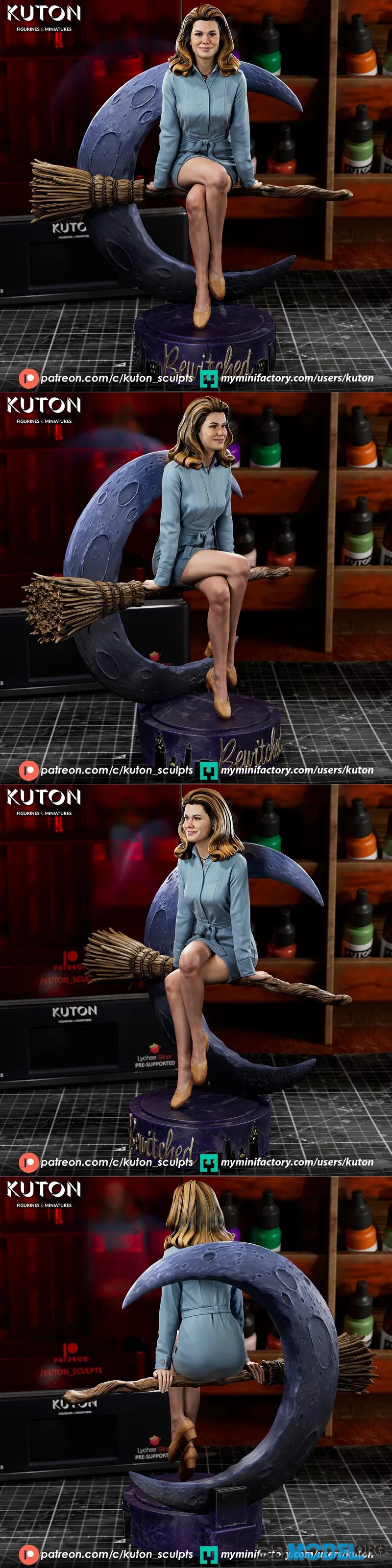 Kuton Figurines - Bewitched – Printable