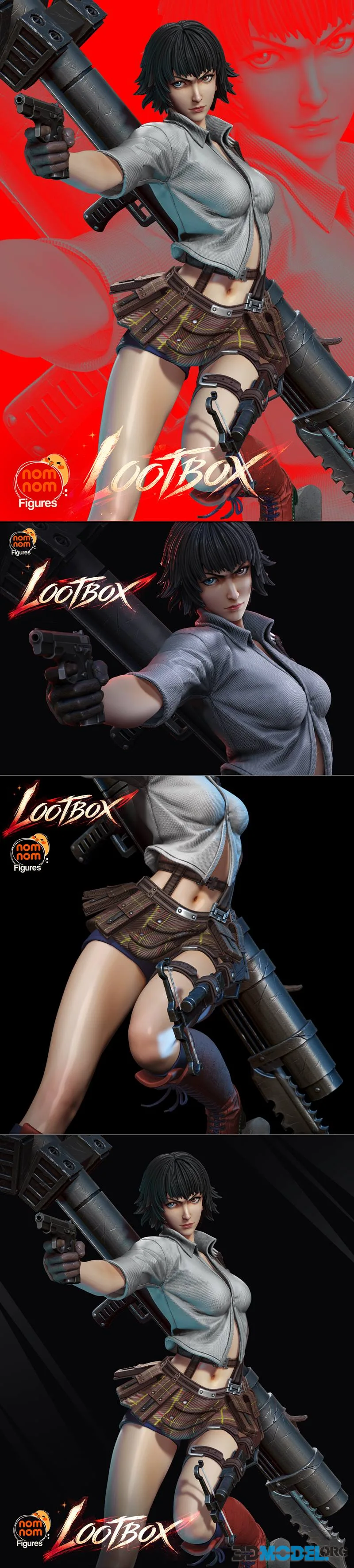 Nomnom Figures - Lady - Devil May Cry – Printable