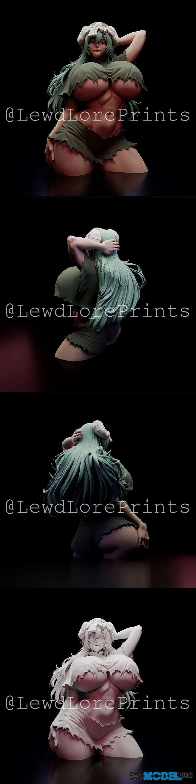 Lewd Lore Prints  - Nel - Bleach Hentai – Printable