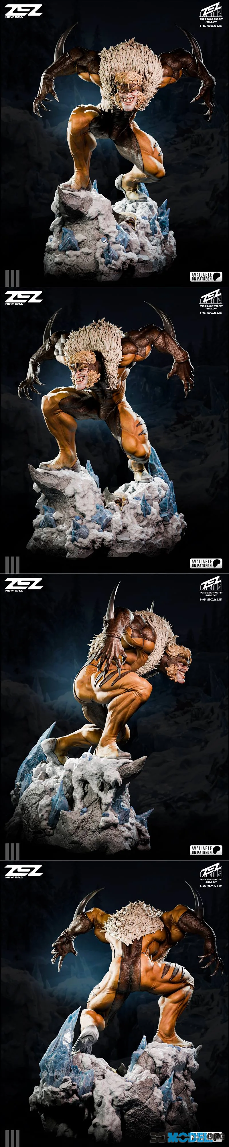 ZEZ Studio - Sabretooth – Printable