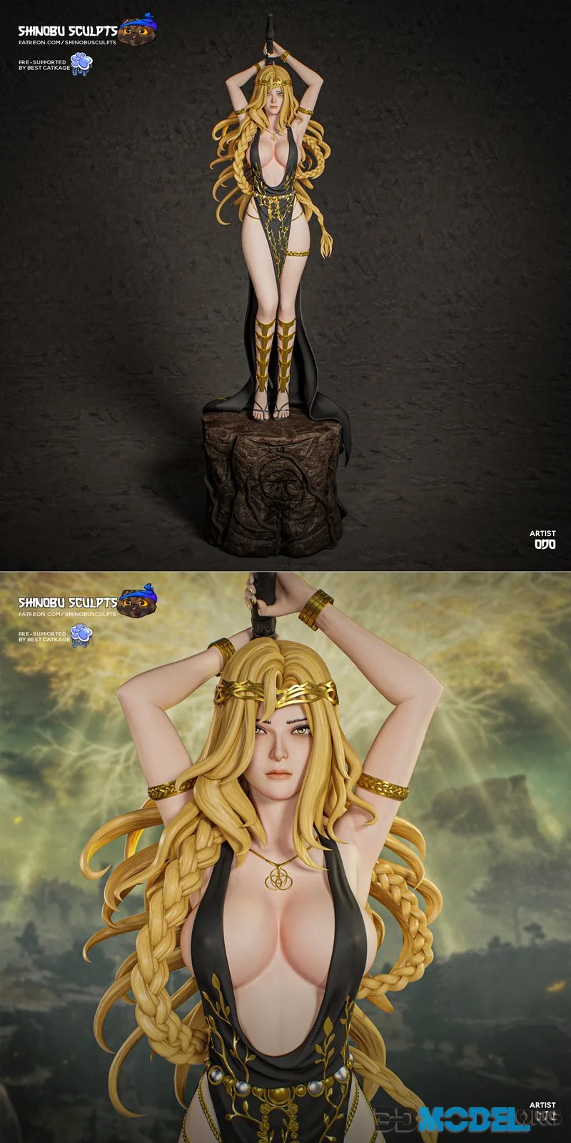 Shinobu Sculpts - Queen Marika Elden Ring – Printable