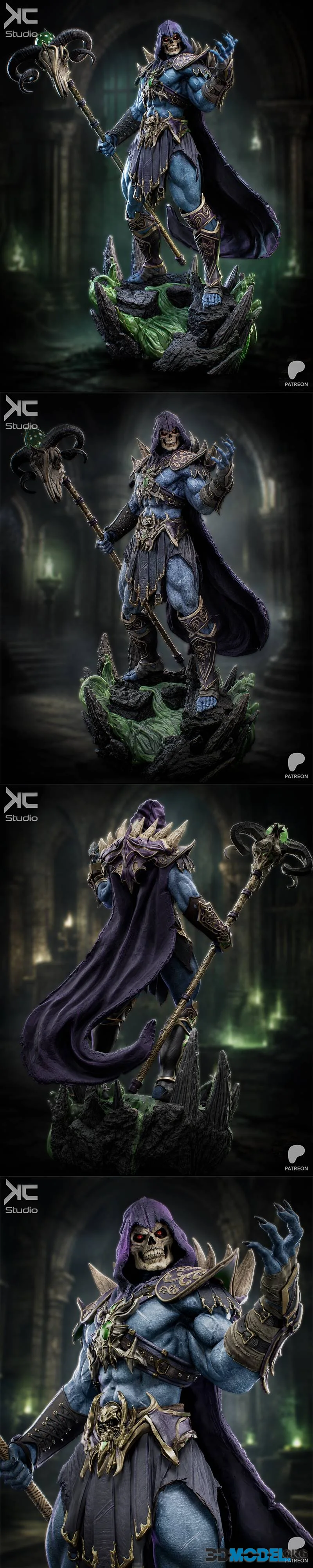 KcStudio - Skeletor- Masters of the Universe Fanart – Printable