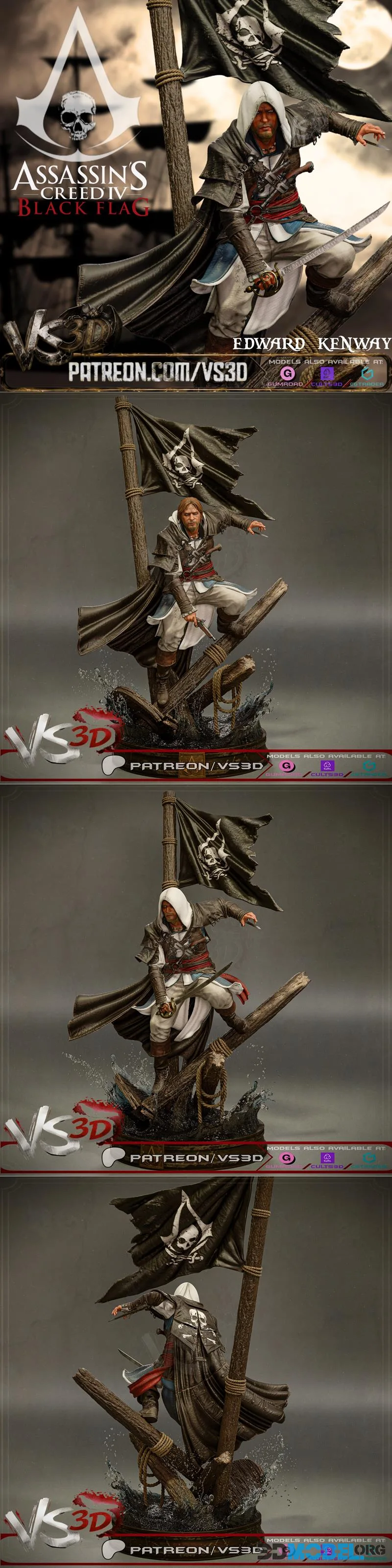 VS3D - Edward Kenway – Printable