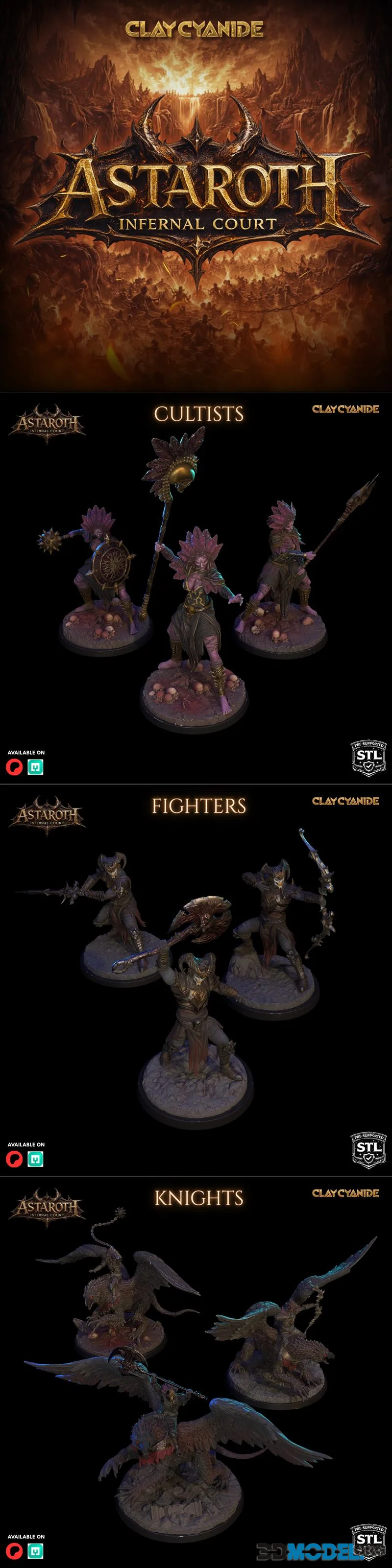 Clay Cyanide Miniatures May 2026 – Printable