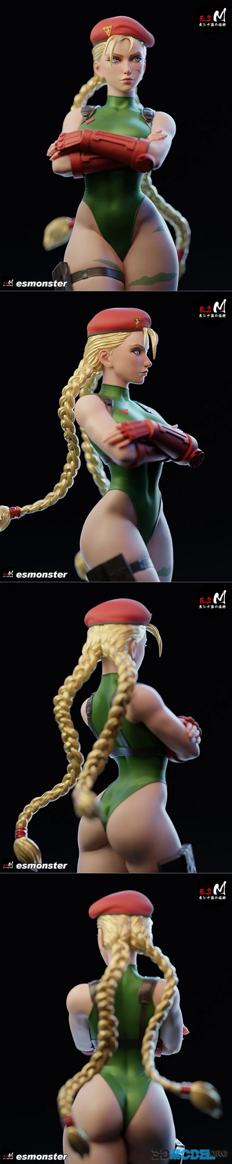 E.S Monster - Cammy Stand Alone Pose – Printable