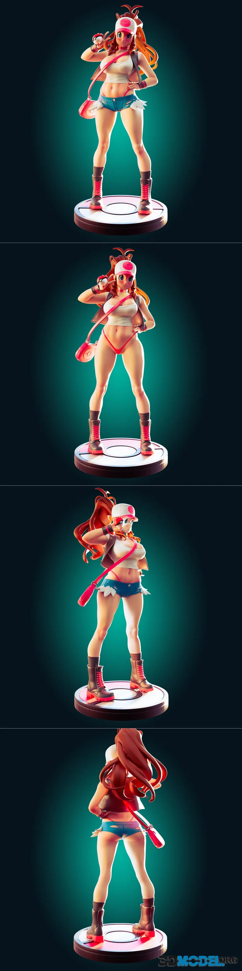 Officer Rhu - Hilda Pokemon Trainer – Printable