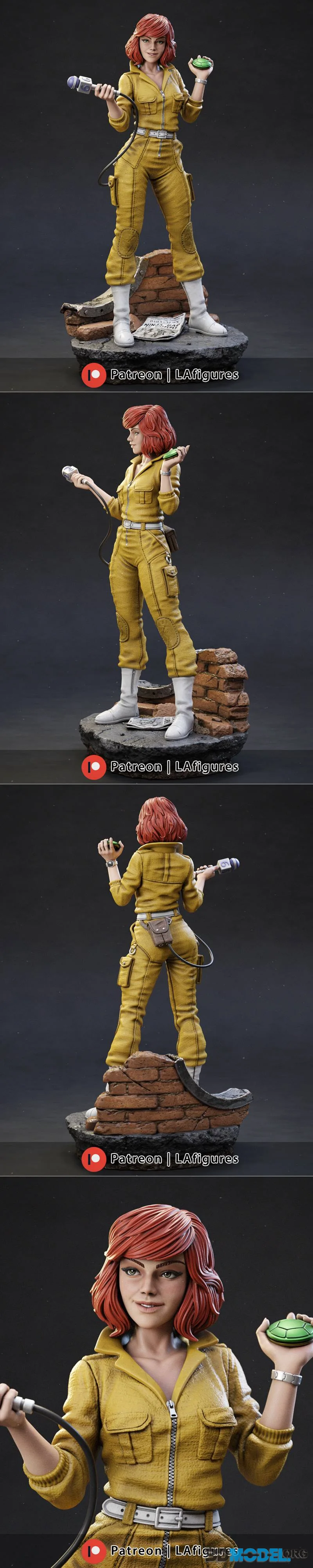 L.A. Figures - April O'neil - TMNT – Printable
