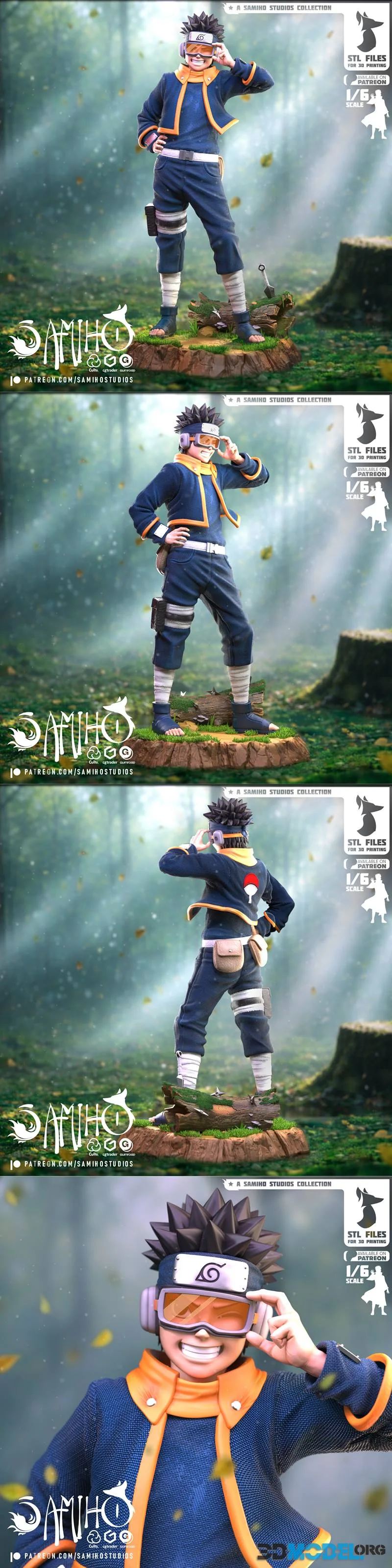 Samiho Studios - Young Uchiha Obito - Naruto – Printable