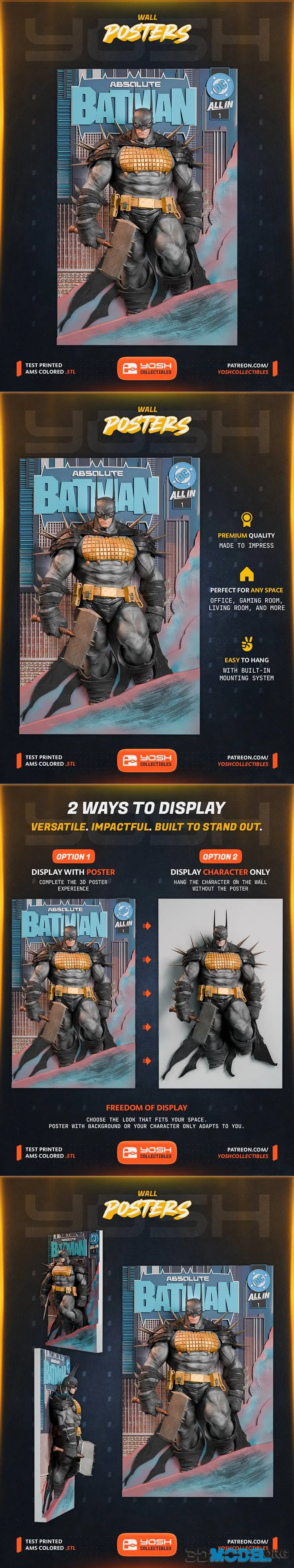 Yosh Studios - Absolute Batman Poster – Printable