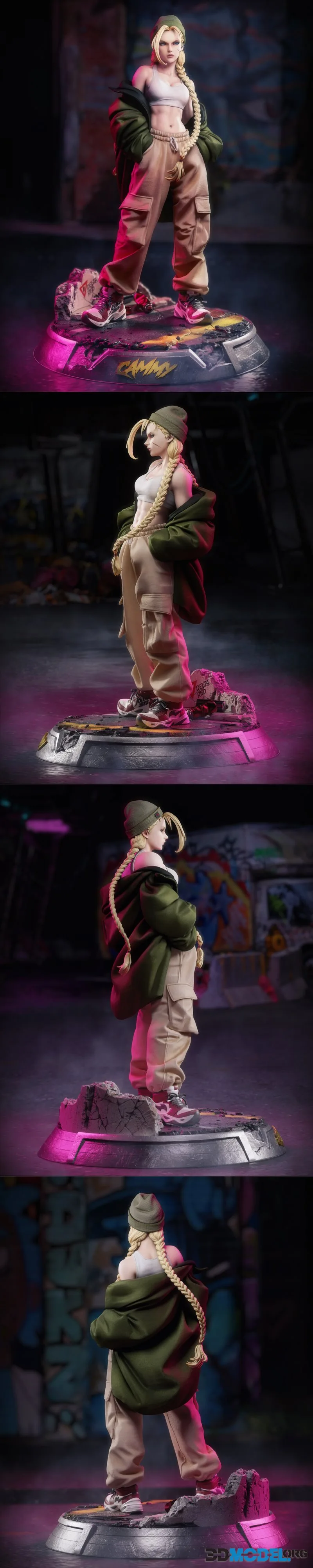 CA 3D Studios - StreetWear Cammy – Printable