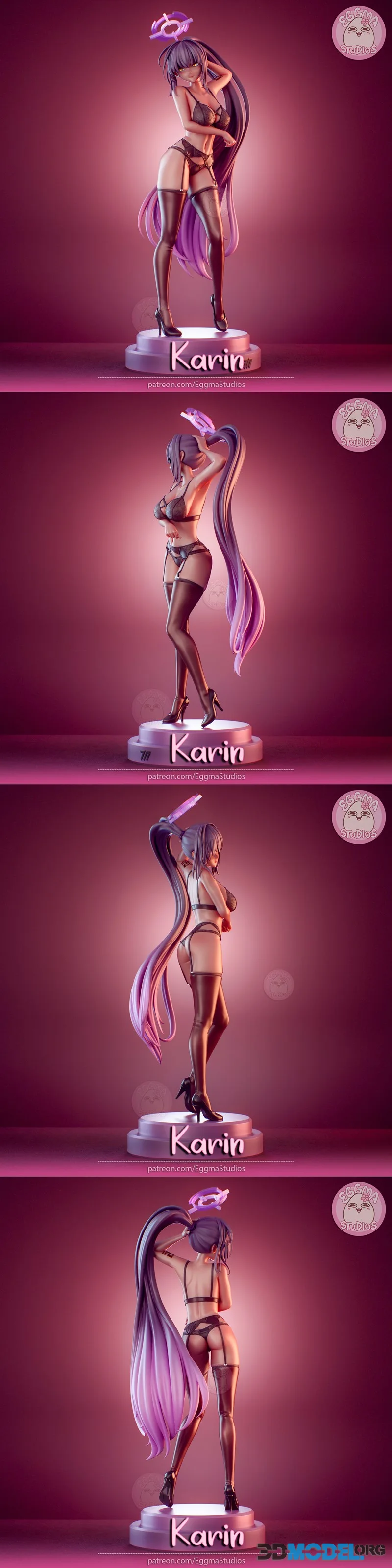 EggmaStudios - Karin - Blue Archive – Printable