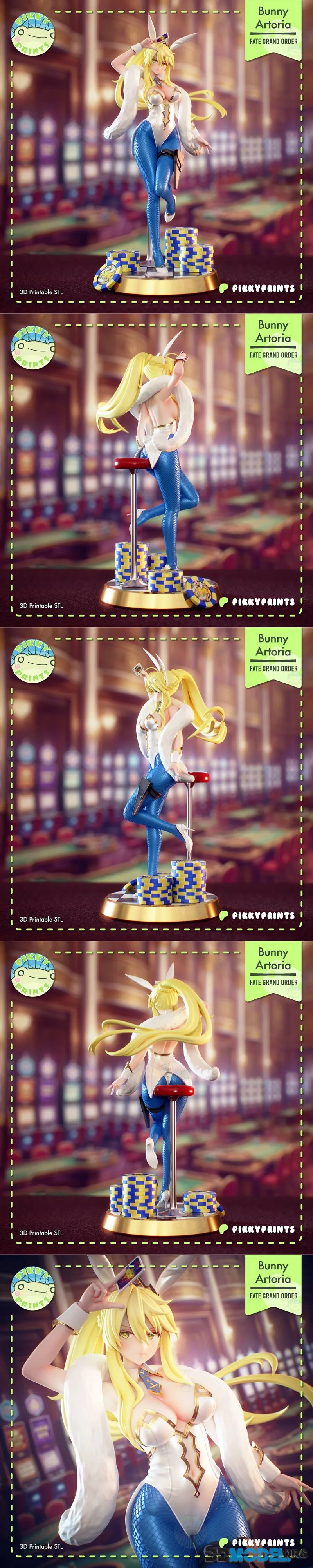 PikkyPrints - Bunny Artoria - Fate Grand Order – Printable