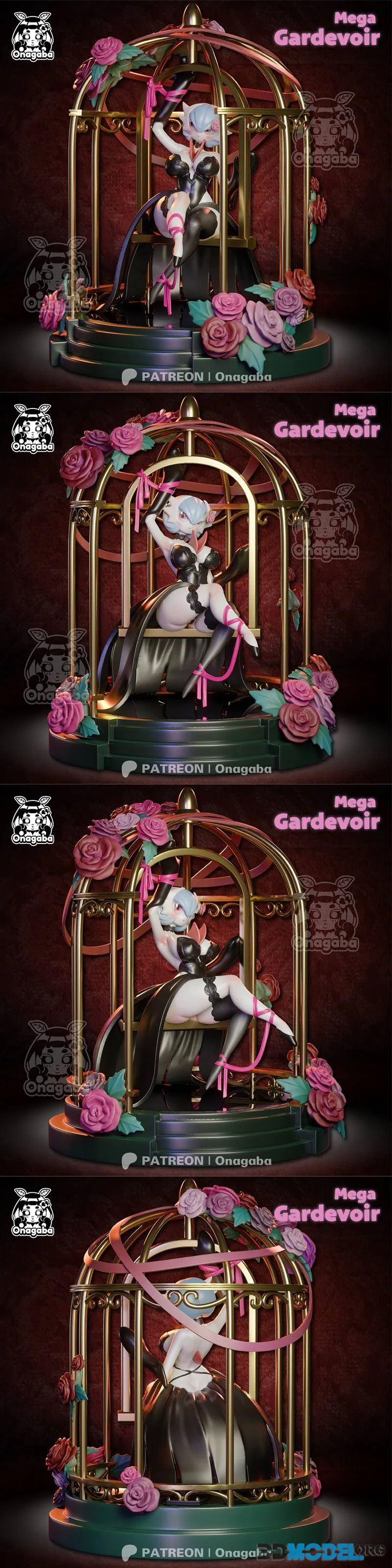 Onagaba - Mega Gardevoir – Printable