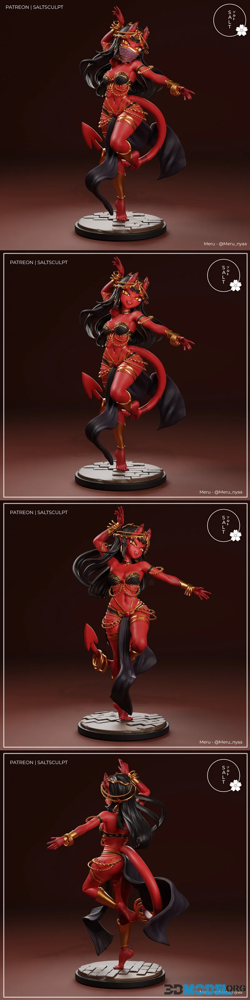 SaltSculpt - Meru the Succubus – Printable