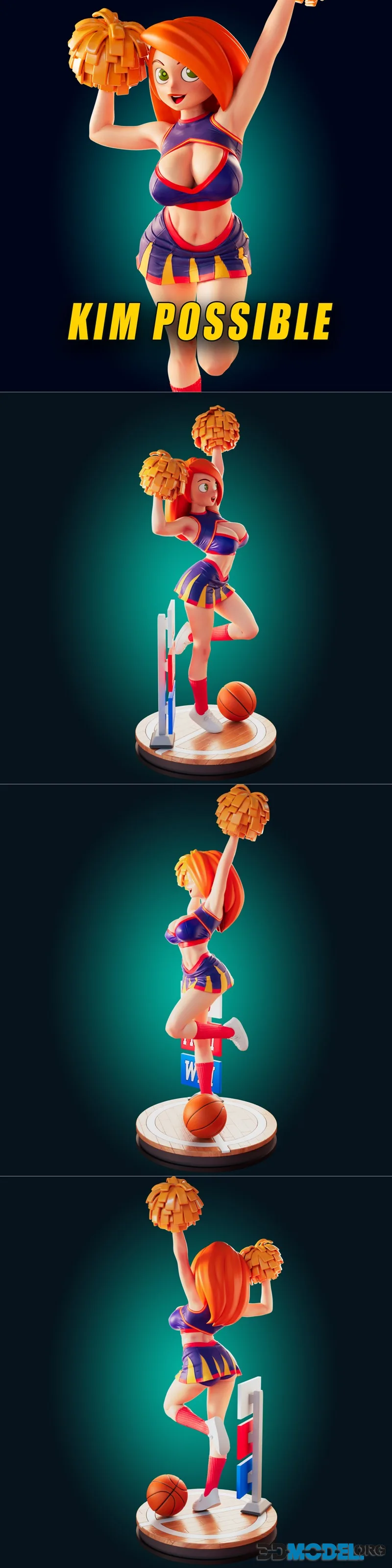 Officer Rhu - Kim Possible Cheerleader – Printable