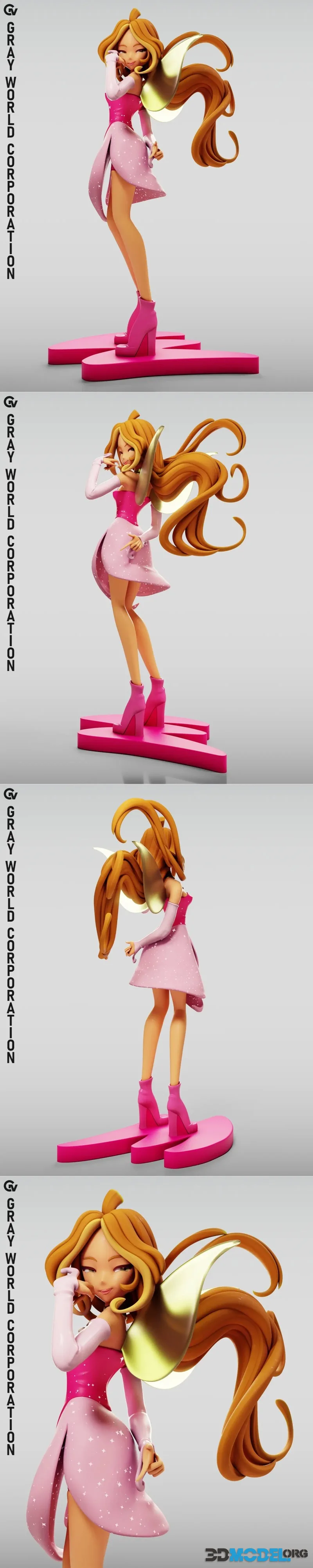 Gray World Corporation - Flora Fairy Form 2 Winx Club – Printable