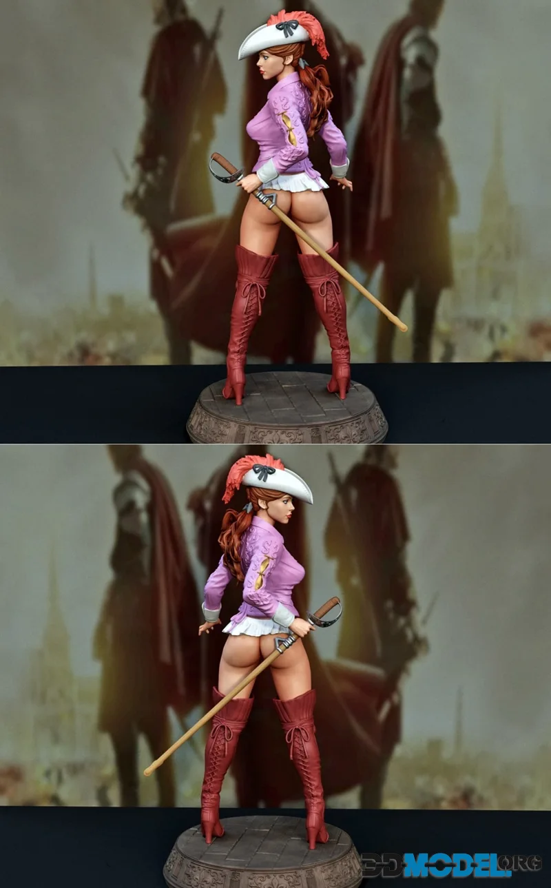 Exclusive - Musketeer Woman – Printable
