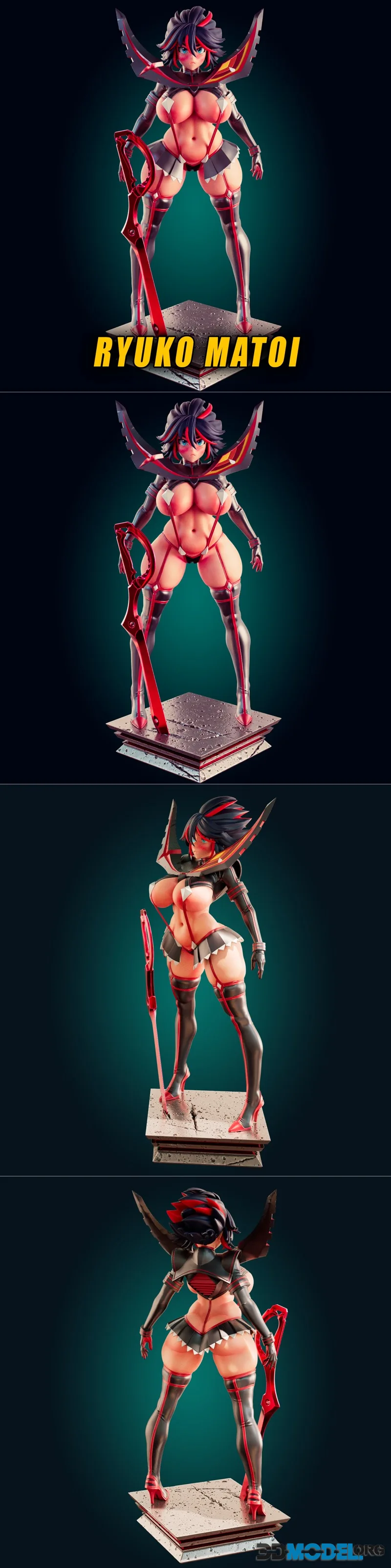 Officer Rhu - Ryuko Matoi Bimbo Mommy – Printable