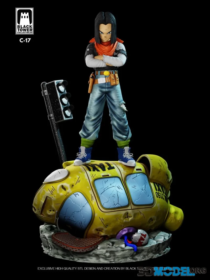 Black Tower Collectibles - Android 17 – Printable