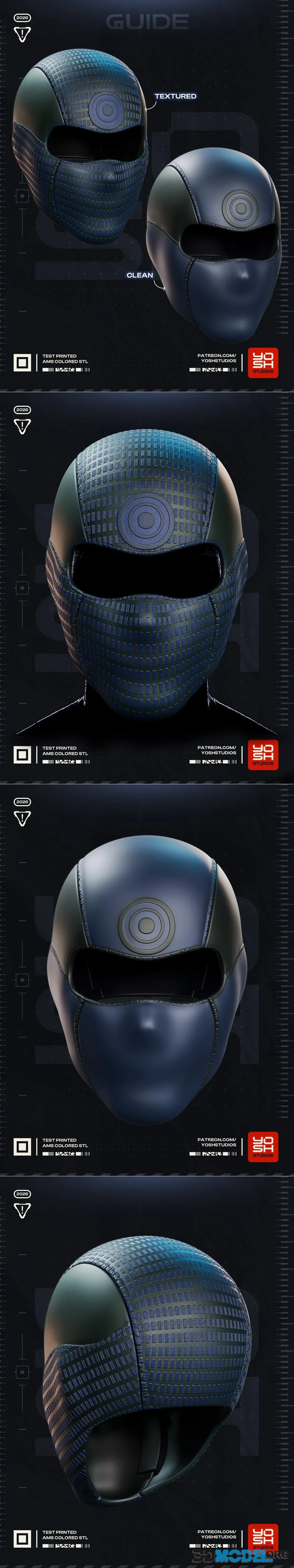 Yosh Studios Bullseye Mask – Printable