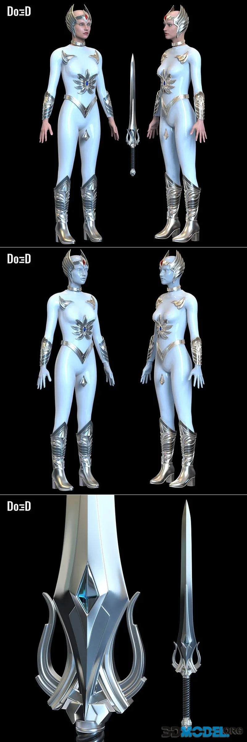 Do3D - She-Ra Armor – Printable