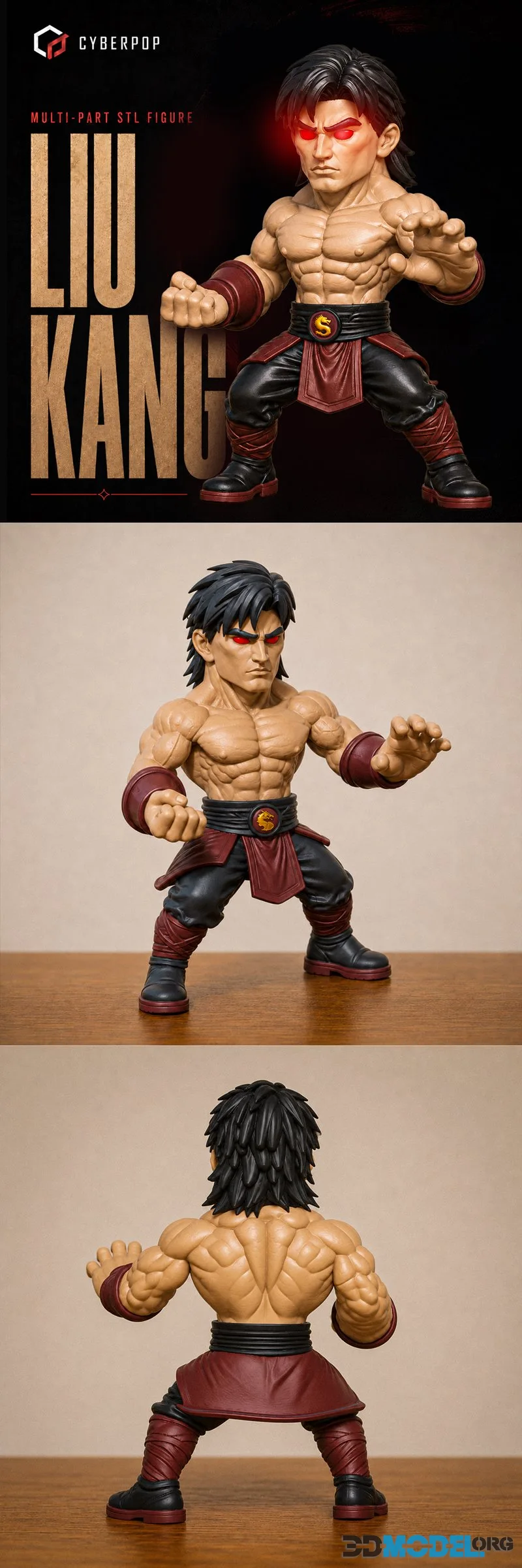 CyberPOP - Liu Kang Mortal Kombat – Printable