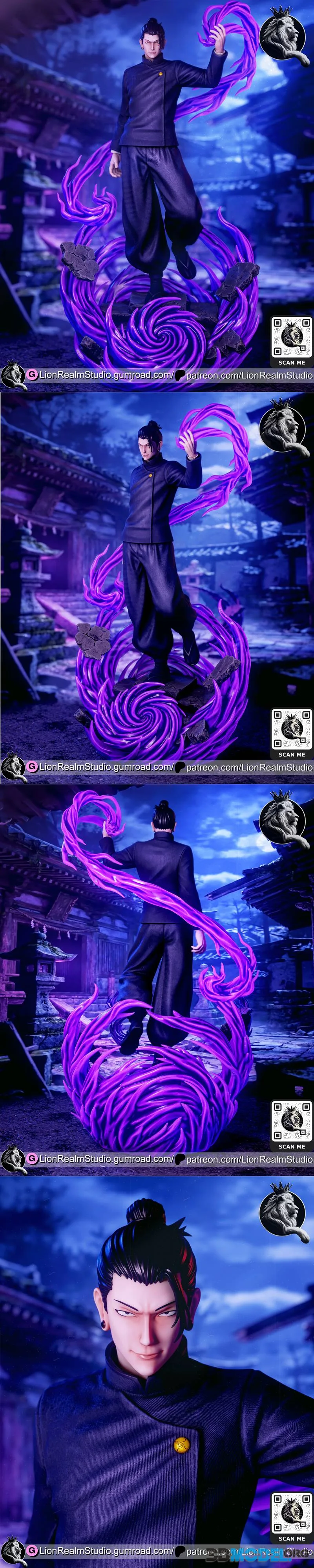 LionRealm Studio - Jujutsu Kaisen - Suguru Geto – Printable